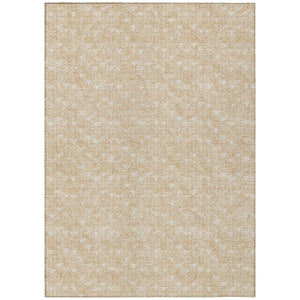HomeRoots 5' Moss Green Geometric Indoor Outdoor Area Rug - Washable, Non-Skid, Stain-Resistant Design 9' X 12' 560044