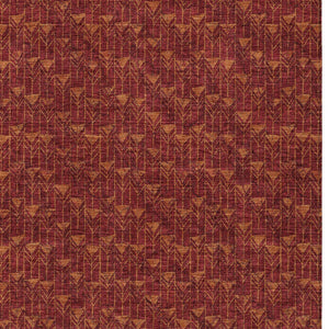Homeroots 10' X 14' Burgundy Geometric Washable Non Skid Indoor Outdoor Area Rug Burgundy Polyester 560072