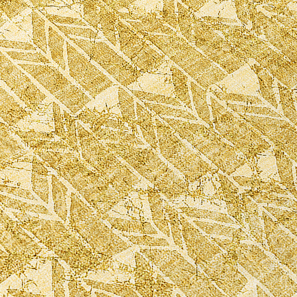 Homeroots 8' Runner Gold Geometric Washable Non Skid Indoor Outdoor Runner Rug Gold Polyester 560074