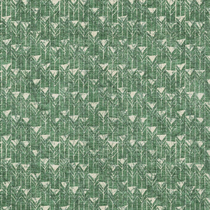 Homeroots 3' X 5' Sage Geometric Washable Non Skid Indoor Outdoor Area Rug Green Polyester 560094