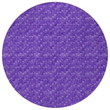 Homeroots 8' Round Purple Round Geometric Washable Non Skid Indoor Outdoor Area Rug Purple Polyester 560117