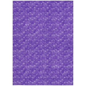 Homeroots 8' Runner Moss Green Geometric Washable Non-skid Rug For Indoor And Outdoor Elegance And Style 9' X 12' Polyester 560119