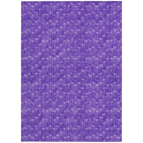 Homeroots 8' Runner Moss Green Geometric Washable Non-skid Rug For Indoor And Outdoor Elegance And Style 9' X 12' Polyester 560119