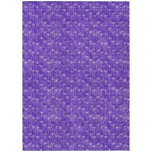 HomeRoots 5' Moss Green Geometric Indoor Outdoor Area Rug - Washable, Non-Skid, Stain-Resistant Design 10' X 14' 560120