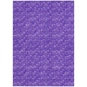 Homeroots 8' Runner Moss Green Geometric Washable Non-skid Rug For Indoor And Outdoor Elegance And Style 10' X 14' Polyester 560120