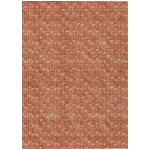 HomeRoots 5' Moss Green Geometric Indoor Outdoor Area Rug - Washable, Non-Skid, Stain-Resistant Design 8' X 10' 560145