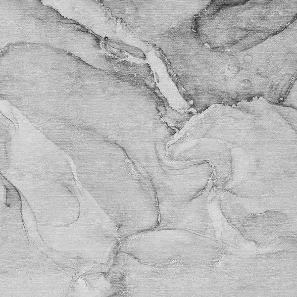 Homeroots 3' X 5' Gray Abstract Washable Non Skid Indoor Outdoor Area Rug Gray Polyester 560205