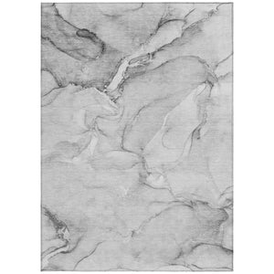 Homeroots 9' Brown Abstract Washable Area Rug - Stylish Non-skid Design Perfect For Indoor And Outdoor Spaces 9' X 12' Polyester 560209