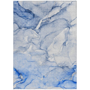 Homeroots 9' Brown Abstract Washable Area Rug - Stylish Non-skid Design Perfect For Indoor And Outdoor Spaces 3' X 5' Polyester 560223