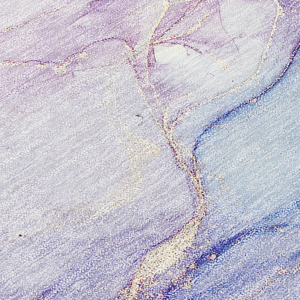 Homeroots 8' X 10' Purple Abstract Washable Indoor Outdoor Area Rug Purple Polyester 560235