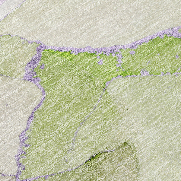 Homeroots 8' Stylish Brown Beige And Gold Abstract Washable Indoor-outdoor Area Rug For Modern Spaces 5' X 8' Polyester 560269