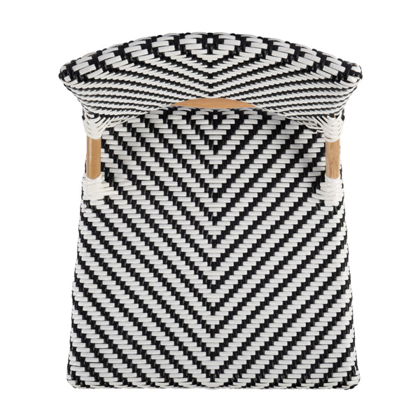 Butler Specialty Creanly Rattan Counter Stool With Back And Footrest – Stylish Design For Chic Kitchen Dining Spaces Black Polyurethane Synthetic (Pe) Rattan,Rattan 5603295-butler