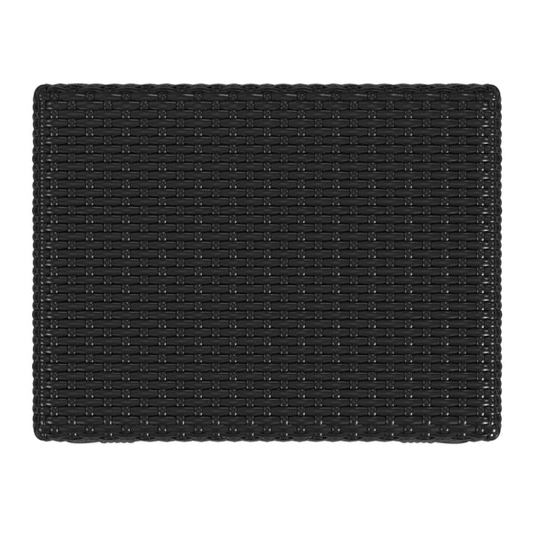 Butler Specialty Robias 24.5" Backless Rattan Counter Stool With Water Hyacinth, Stylish And Durable For Any Space Black Rattan,Polyurethane Synthetic (Pe) Rattan 5604425-butler