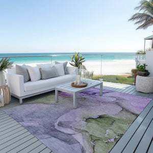 Homeroots 3' Beige And Brown Abstract Washable Indoor Outdoor Area Rug – Elevate Your Space With Style! 9' X 12' Polyester 560472