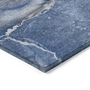 HomeRoots 5' Lilac Abstract Washable Non-Skid Area Rug – Stylish, Durable Design for Indoor & Outdoor Spaces 8' X 10' 560579