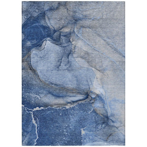 HomeRoots 5' Lilac Abstract Washable Non-Skid Area Rug – Stylish, Durable Design for Indoor & Outdoor Spaces 10' X 14' 560581