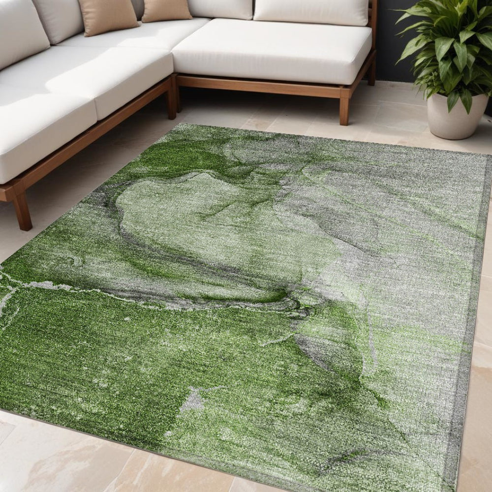 HomeRoots 5' Lilac Abstract Washable Non-Skid Area Rug – Stylish, Durable Design for Indoor & Outdoor Spaces 5' X 8' 560586