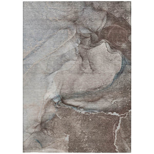 HomeRoots 5' Lilac Abstract Washable Non-Skid Area Rug – Stylish, Durable Design for Indoor & Outdoor Spaces 8' X 10' 560597