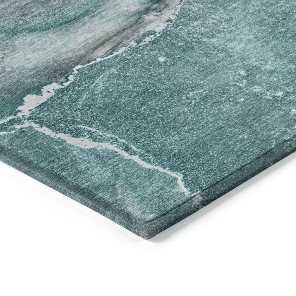 HomeRoots 5' Lilac Abstract Washable Non-Skid Area Rug – Stylish, Durable Design for Indoor & Outdoor Spaces 9' X 12' 560607