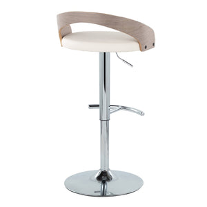 English Elm Adjustable Swivel Barstools Set of 3 Faux Leather Chrome Base Kitchen Island B202S02030
