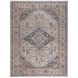 Madison Park Jasmine Traditional Vintage Medallion Woven Area Rug MP35-8046 Orange Multi