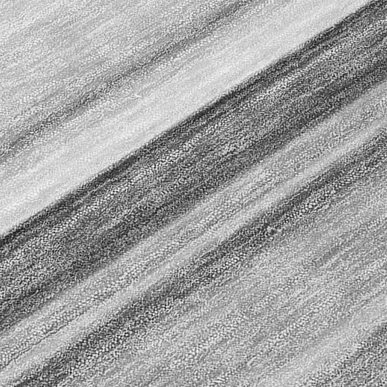 Gray Stripe Washable Indoor Outdoor Area Rug with Non-skid Felt Backing and Uv Protection