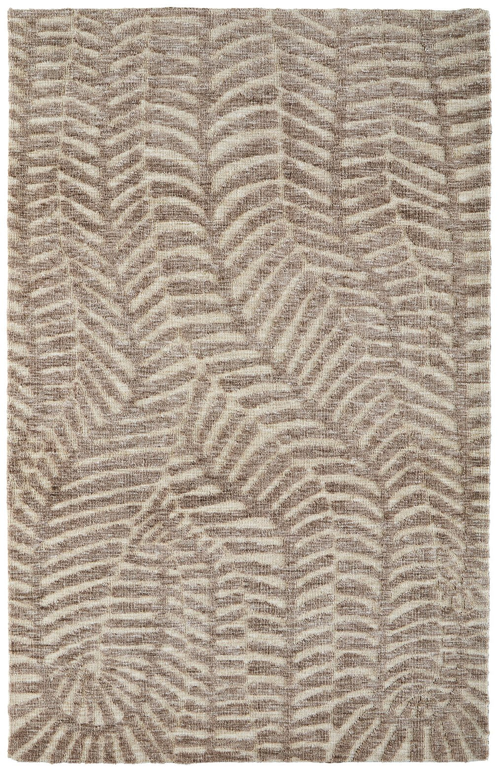 Feizy Rugs Colton Modern Bohemian Polyester Rug - Stain Resistant, Soft Texture, Perfect For High Traffic Areas Taupe,Tan Polyester 8748a54ftpe000f00