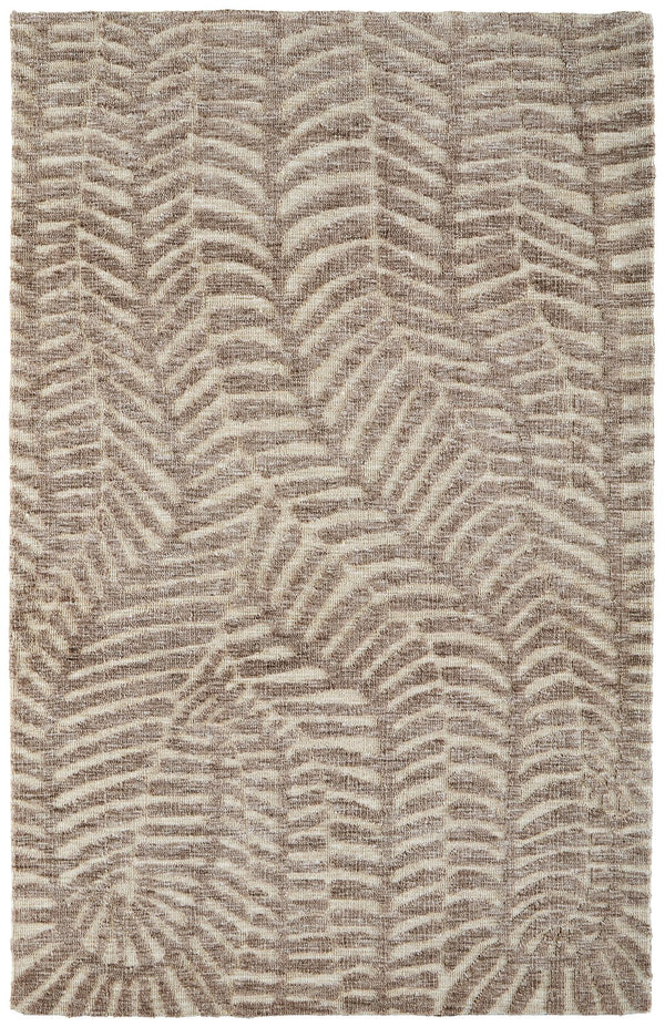 Feizy Rugs Colton Modern Bohemian Polyester Rug - Stain Resistant, Soft Texture, Perfect For High Traffic Areas Taupe,Tan Polyester 8748a54ftpe000f00