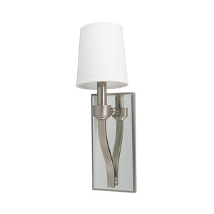 Roule Mirror 17'' High 1-Light Sconce - Brushed Nickel 5611-BN-WS Norwell