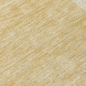 Homeroots 2' Abstract Washable Indoor Outdoor Runner Rug - Stylish, Stain Resistant Design For Any Space Beige Polyester 561303