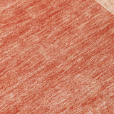 Homeroots 2' X 8' Salmon Abstract Washable Indoor Outdoor Runner Rug Salmon Polyester 561339