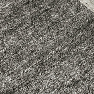 Homeroots 2' X 8' Gray Green And Gold Abstract Washable Non Skid Indoor Outdoor Area Rug Taupe Polyester 561348