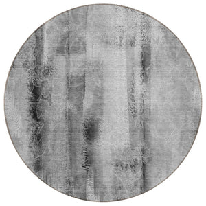 HomeRoots 5' X 8' Washable Non-Skid Area Rug for Indoor & Outdoor Spaces, Durable & Stylish Floor Covering Gray 561656