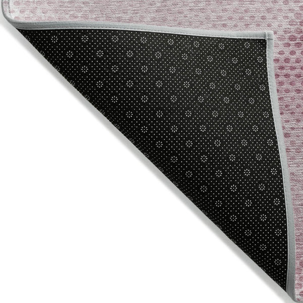 HomeRoots 5' x 8' Geometric Washable Non-Skid Area Rug for Indoor & Outdoor Use - Stylish, Durable Comfort! Merlot 561782