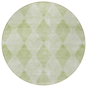 HomeRoots 5' x 8' Geometric Washable Non-Skid Area Rug for Indoor & Outdoor Use - Stylish, Durable Comfort! Mint 561791