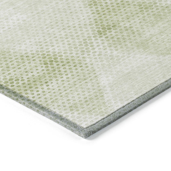 HomeRoots 5' x 8' Geometric Washable Non-Skid Area Rug for Indoor & Outdoor Use - Stylish, Durable Comfort! Mint 561792