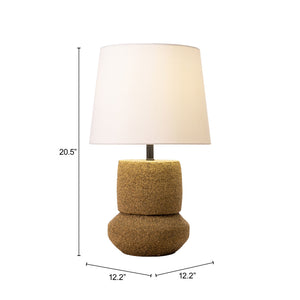 Seina Solar Terracotta Table Lamp Cordless Led Glow for Patio and Garden