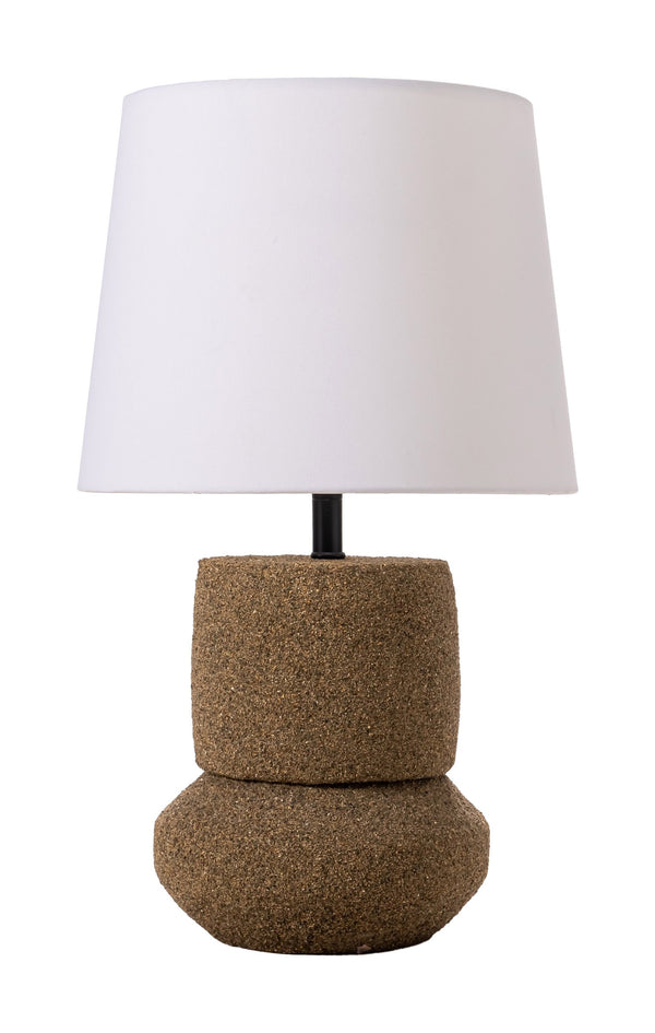 Seina Solar Terracotta Table Lamp Cordless Led Glow for Patio and Garden
