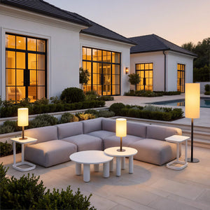 Lumaris Solar Outdoor Floor Lamp Cordless Led Patio Garden Ambient Light Ip44