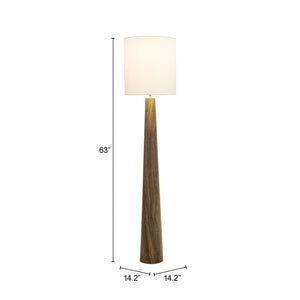 Woonari Solar Powered Outdoor Floor Lamp Cordless Led Patio Garden Accent Light
