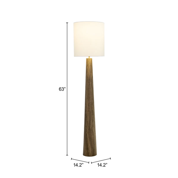 Woonari Solar Powered Outdoor Floor Lamp Cordless Led Patio Garden Accent Light