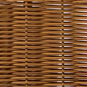 Palmia Woven Rattan Solar Outdoor Floor Lamp with Warm Led Ambient Lighting
