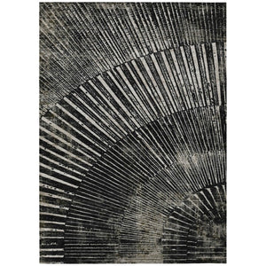 Abstract Indoor Outdoor Area Rug Machine Washable Non Skid Uv Resistant Felt Backing