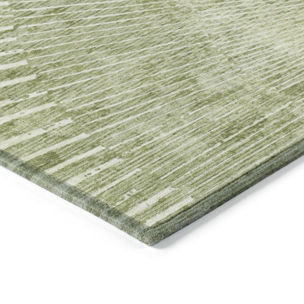Sage Abstract Machine Woven Washable Non-skid Uv Resistant Indoor Outdoor Area Rug