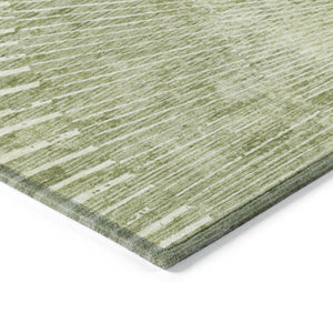 Sage Abstract Machine Woven Washable Non-skid Uv Resistant Indoor Outdoor Area Rug