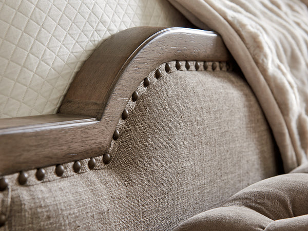 Lexington Tommy Bahama Home Stone Harbour Upholstered Bed – Embrace Casual Sophistication With Elegant Design And Comfort Hatteras Gray  561-144c