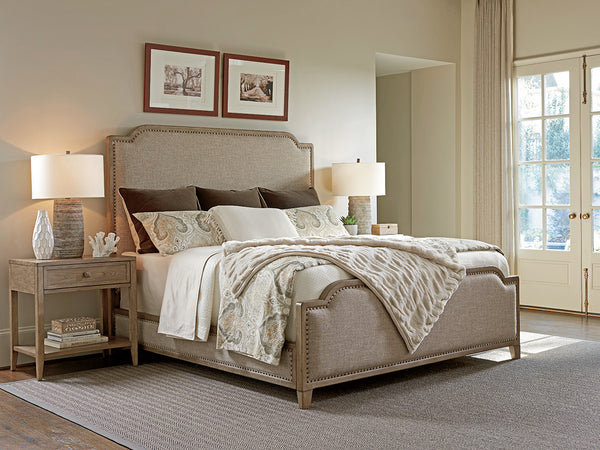 Lexington Tommy Bahama Home Stone Harbour Upholstered Bed – Embrace Casual Sophistication With Elegant Design And Comfort Hatteras Gray  561-144c