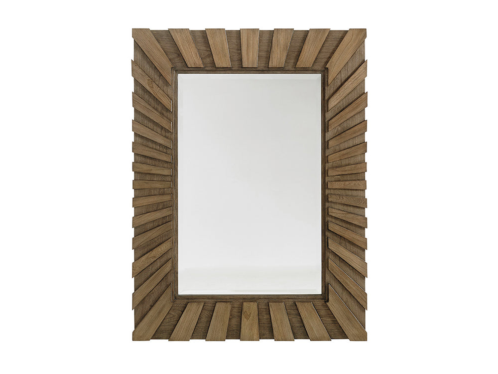 Lexington Tommy Bahama Home Ardley Sunburst Mirror - Embrace Casual Elegance With Driftwood Finish And Radiant Design Elements Hatteras Gray  561-205