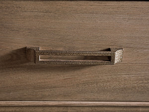 Lexington Tommy Bahama Home Brookdale Contemporary Drawer Chest - Elegant 5-drawer Storage, Weathered Driftwood Finish, Tommy Bahama Hatteras Gray  561-307