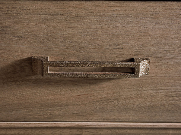 Lexington Tommy Bahama Home Brookdale Contemporary Drawer Chest - Elegant 5-drawer Storage, Weathered Driftwood Finish, Tommy Bahama Hatteras Gray  561-307